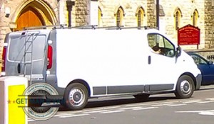 Hayes-parked-white-van